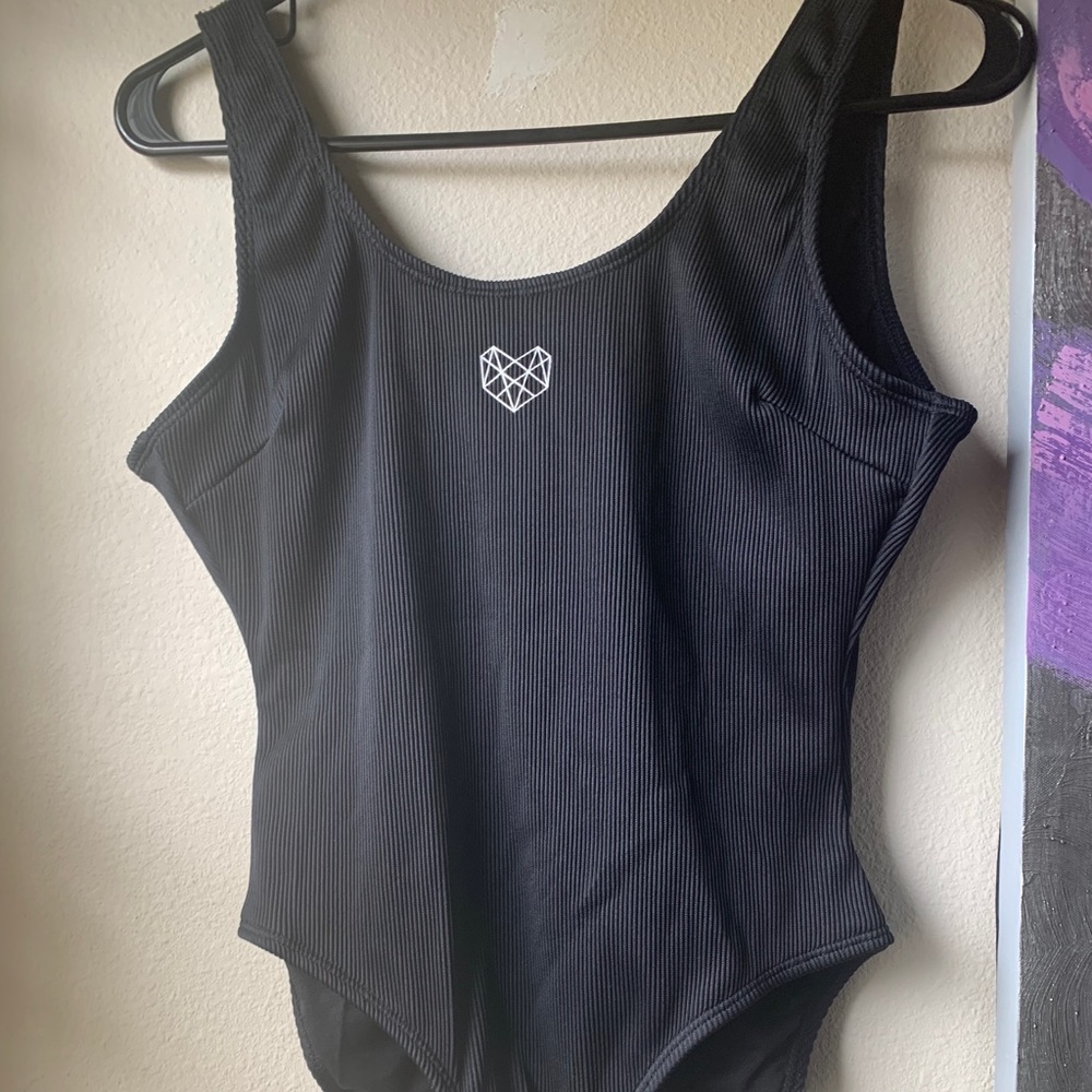 Pink soda bathing suit/bodysuit